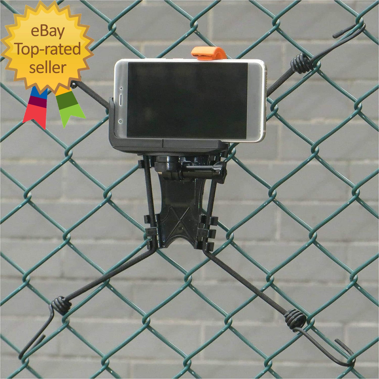 Fence Mount Holder for Cameras and Smartphones - Black
