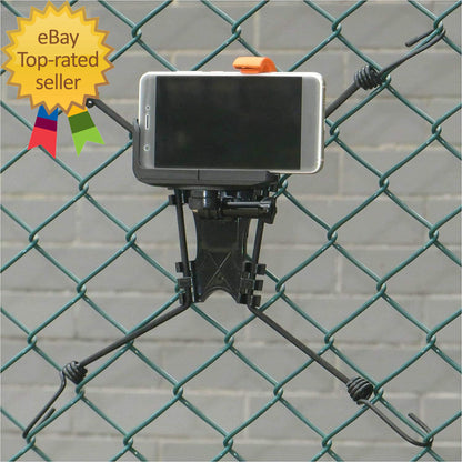 Fence Mount Holder for Cameras and Smartphones - Black