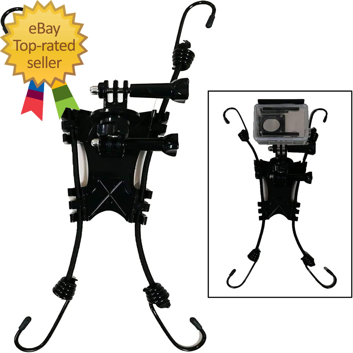 Fence Mount Holder for Cameras and Smartphones - Black