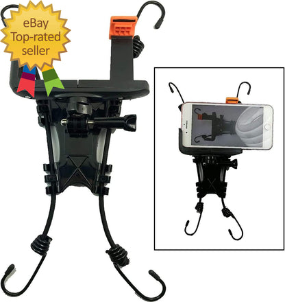 Fence Mount Holder for Cameras and Smartphones - Black