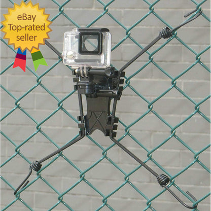 Fence Mount Holder for Cameras and Smartphones - Black